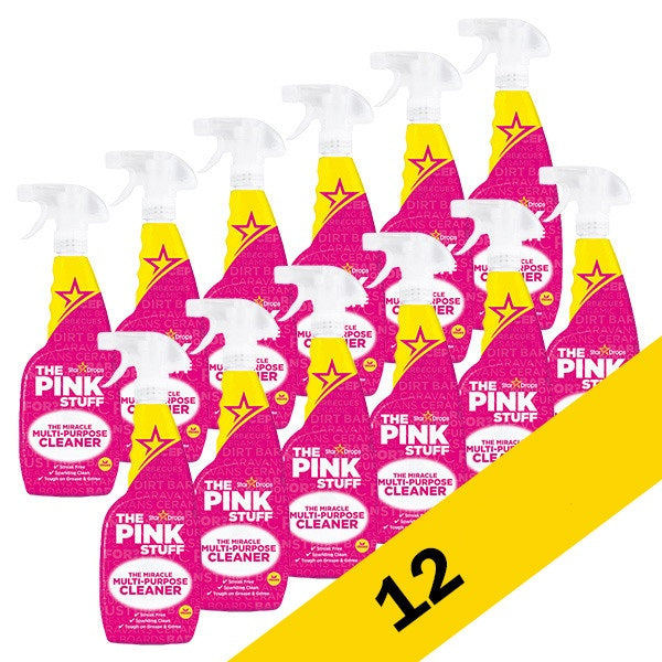 Stardrops The Pink Stuff Bundle - Detergente in crema 500ml + Pasta Pink  Stuff 850g + Spray detergente multiuso 750ml